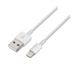 Nano Cable Lightning a USB 2.0 Lightning/M-USB A/M Blanco 2m - Cable USB