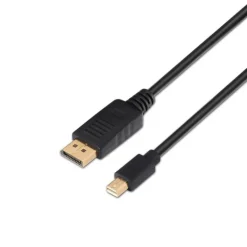 Nano Cable Mini DP a DisplayPort mDP/M-DP/M Negro 2m - Cable DisplayPort