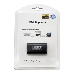 Nano Cable Repetidor HDMI A/H-A/H Negro - Repetidor HDMI