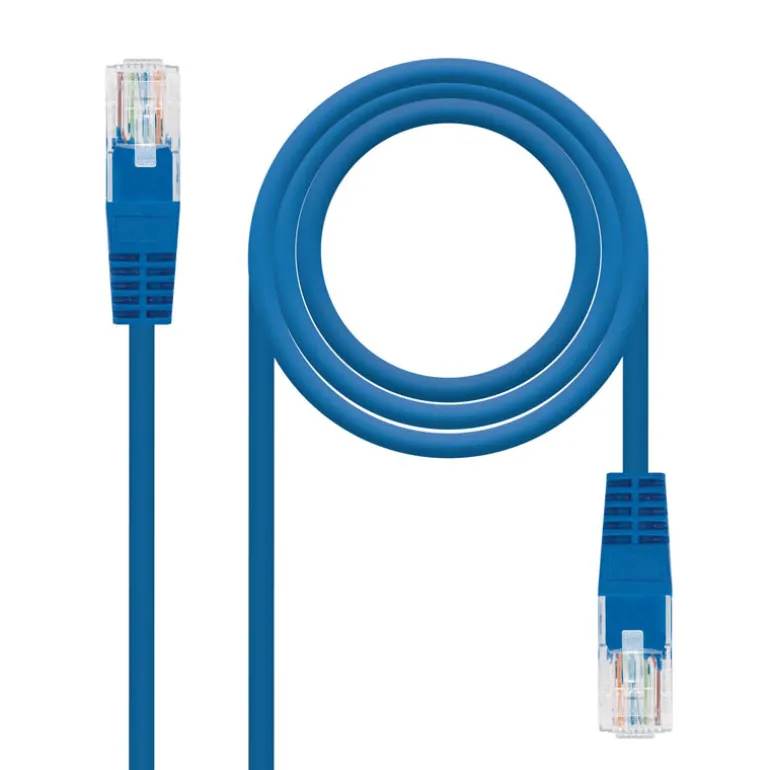 Nano Cable RJ45 Cat.5e UTP AWG24 Azul 1m - Cable Red
