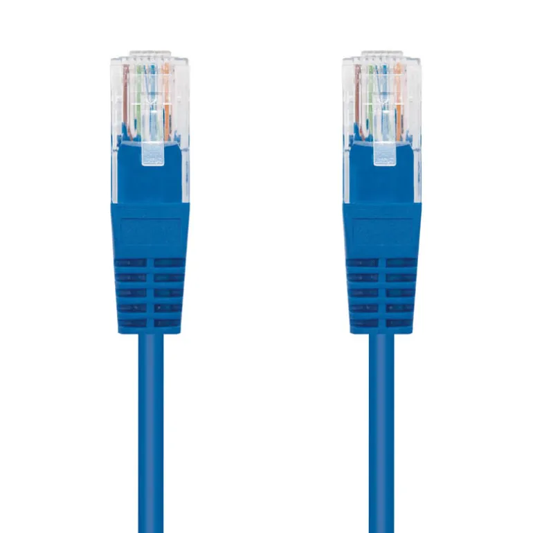 Nano Cable RJ45 Cat.5e UTP AWG24 Azul 1m - Cable Red