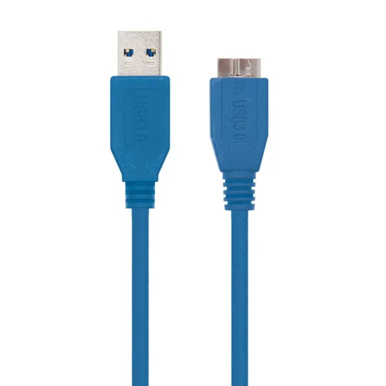 Nano Cable Tipo A/M-Micro B/M 1m Azul - Cable USB