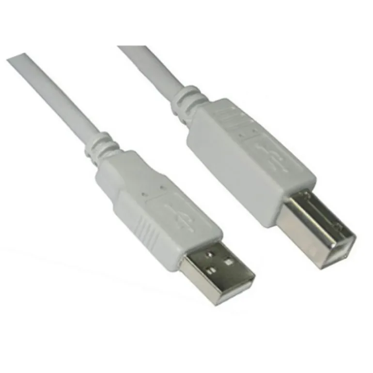 Nano Cable USB 2.0 Impresora A/M-B/M 1m Beige - Cable USB