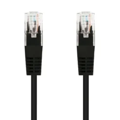 Nanocable Categoria 5 UTP 3m Negro - Cable de Red
