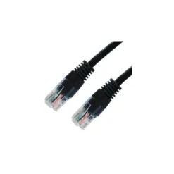 Nanocable Categoria 5 UTP 0,5m Negro - Cable de Red