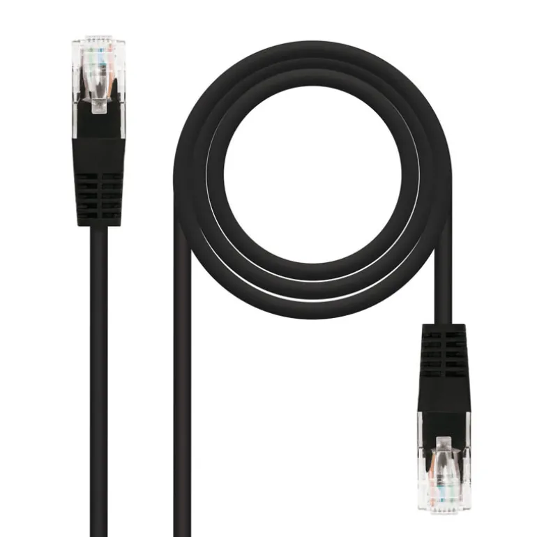 Nanocable Categoria 6 UTP 1m Negro - Cable Red