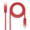 Nanocable Categoria 5 UTP 0,5m Rojo - Cable de Red