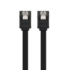 Nanocable Negro 0.5m Datos 6G - Cable SATA III