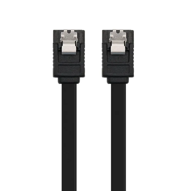 Nanocable Negro 0.5m Datos 6G - Cable SATA III