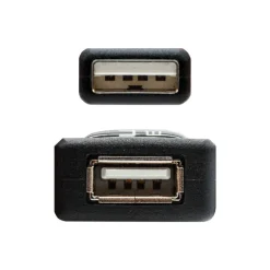 Nanocable Prolongador USB 2.0 Con Amplificador A/M-A/H Negro 5m - Cable USB