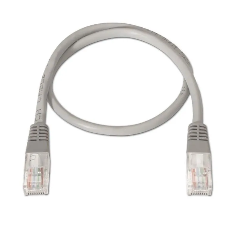 Nanocable RJ45 Cat.5e UTP AWG24 Gris 25cm - Cable Red