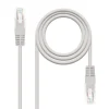 NanoCable RJ45 Categoria 5 UTP 1m Gris - Cable de Red