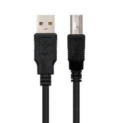 Nanocable USB 2.0 Impresora Tipo A-B 3m Negro - Cable USB