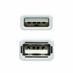 Nanocable USB 2.0 1.8m Beige - Alargador USB
