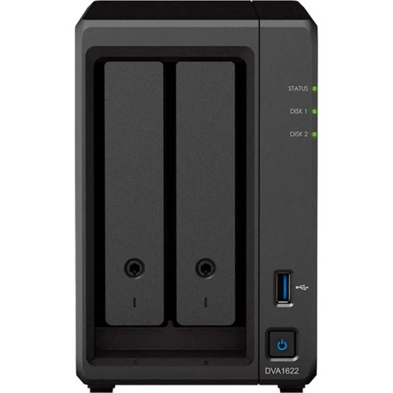 NAS Synology Videovigilancia 4K DVA1622 2 Bahías