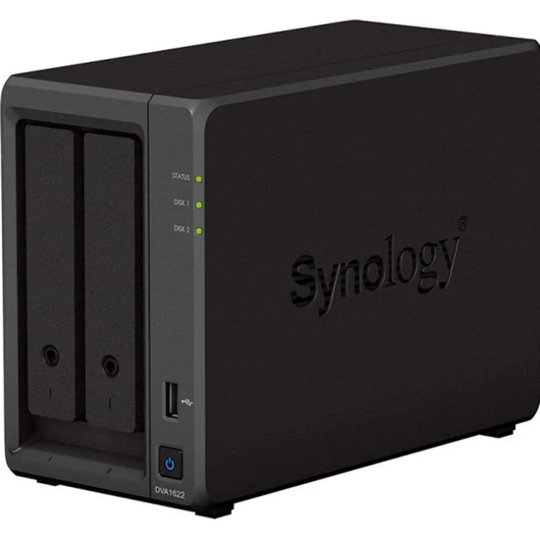 NAS Synology Videovigilancia 4K DVA1622 2 Bahías