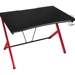 Nitro Concepts D12 Negro/Rojo - Mesa Gaming