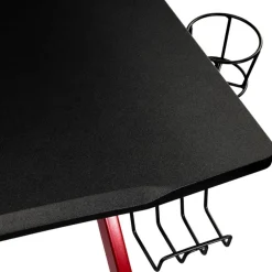 Nitro Concepts D12 Negro/Rojo - Mesa Gaming