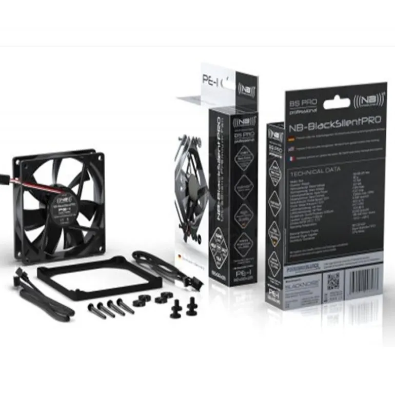 Noiseblocker BlackSilent PRO Fan PE-1 - Ventilador 9 cm