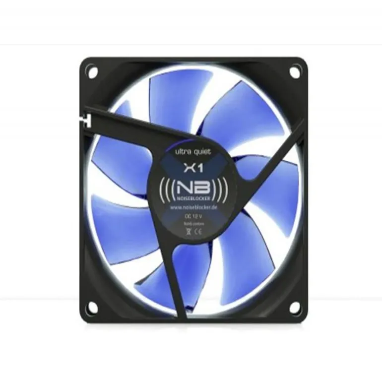 Noiseblocker BlackSilent Fan X1 - Ventilador 8 cm