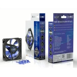 Noiseblocker BlackSilent Fan X2 - Ventilador 8 cm