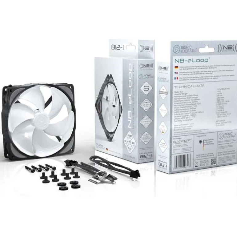 Noiseblocker eLoop B12-PS PWM - Ventilador 12 cm