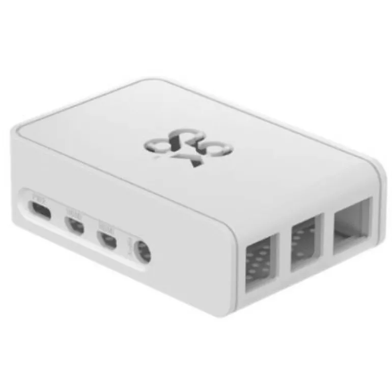 OKdo Raspberry Pi 4 Blanco - Carcasa