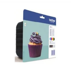 Pack 4 Cartuchos Brother LC123VALBP(Ne,Am,Ci,Ma)