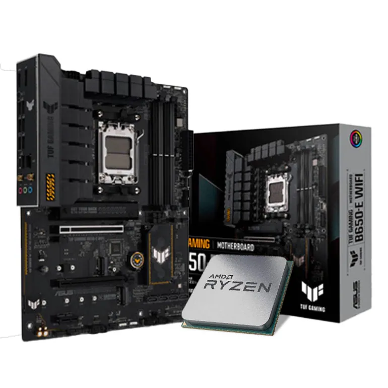 Pack AMD Ryzen 5 7600 5.1GHz MPK + Asus TUF Gaming B650-E WIFI