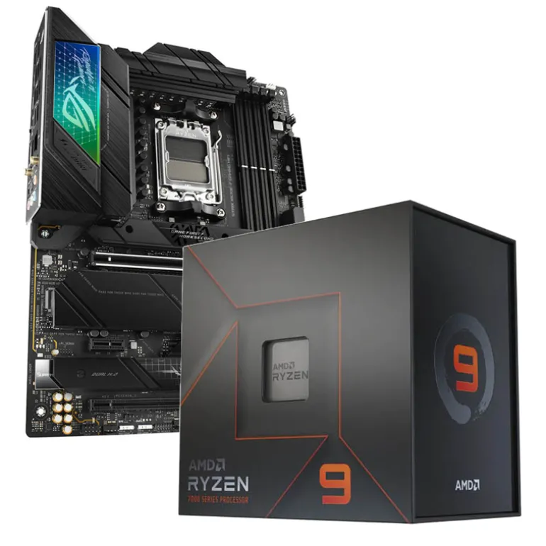 Pack AMD Ryzen 9 7950X 5.7GHz + Asus ROG Strix X670E-F WIFI