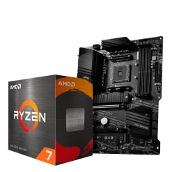 Pack AMD Ryzen 7 5700X 4.6GHz Boxed + MSI B550-A PRO