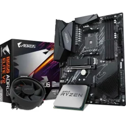 Pack  AMD Ryzen 5 5600X 4.6GHz Tray + Gigabyte B550 AORUS Elite V2
