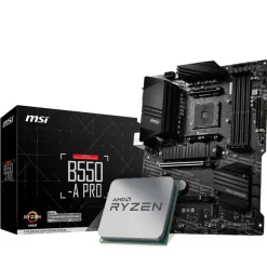 Pack  AMD Ryzen 7 5700X 4.6GHz Tray + MSI B550-A PRO
