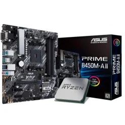 Pack  AMD Ryzen 7 5700X3D 4.1GHz + Asus Prime B450M-A II