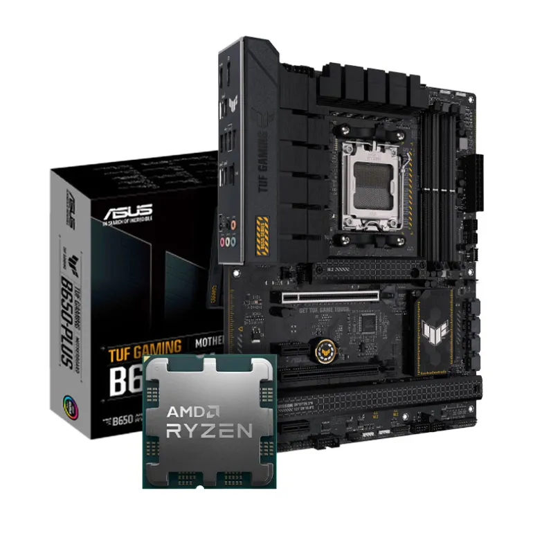 Pack AMD Ryzen 7 9800X3D 5.2GHz Tray + Asus TUF Gaming B650-PLUS