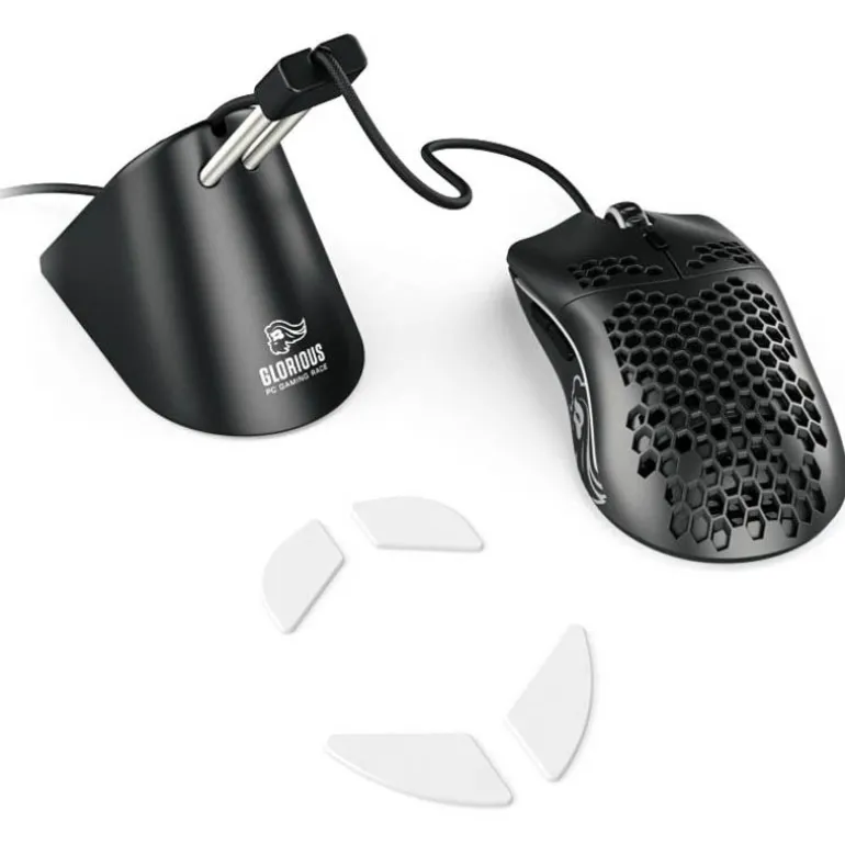 Pack Glorious Gaming Race Model O + Bungee Negro + G-Skates 1