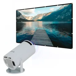 Pack Iggual Mini Proyector + Pantalla 16:9 120" Plegable