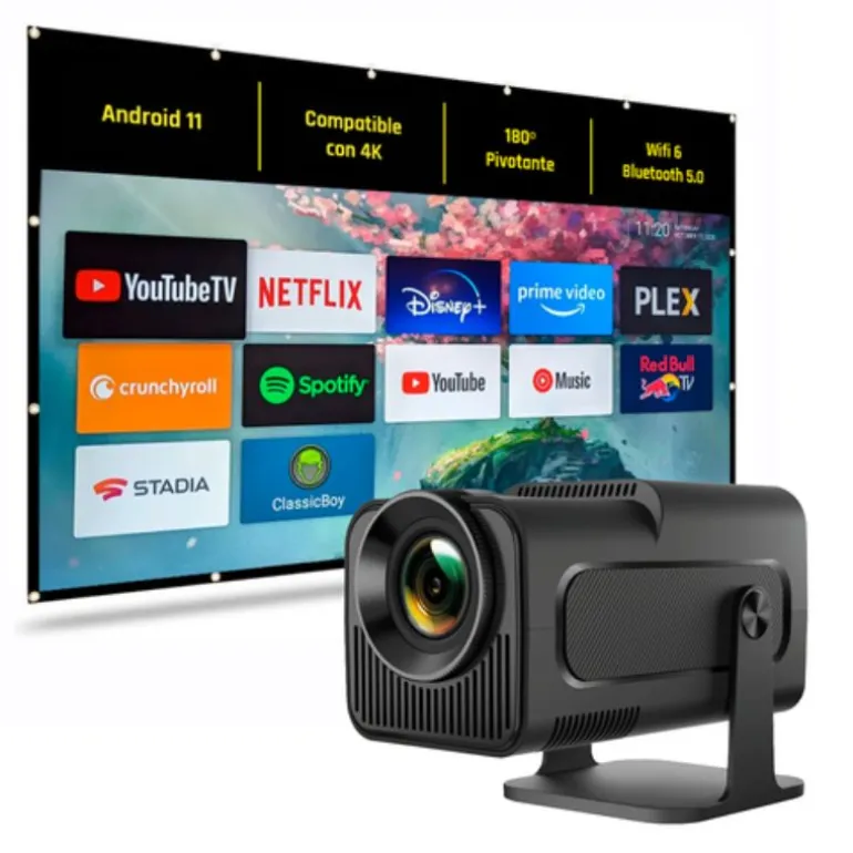 Pack Iggual Proyector + Pantalla 16:9 120" Plegable