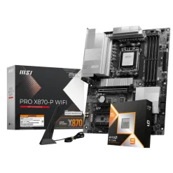 Pack  MSI PRO X870-P WIFI + AMD Ryzen 9 9900X3D 5.5GHz Boxed