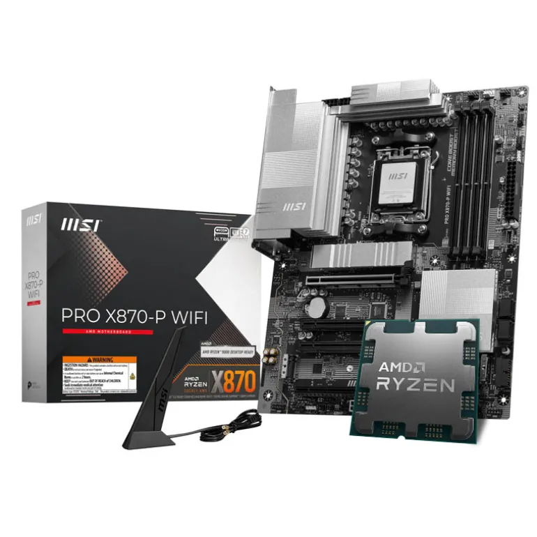 Pack MSI PRO X870-P WIFI + AMD Ryzen 7 7800X3D 5.0GHz Tray