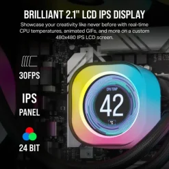 Pantalla Corsair iCUE LINK LCD Modulo Negro