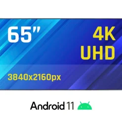 Pantalla iggual Señalización 4K 65" Alto Brillo
