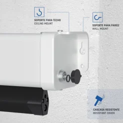 Pantalla Proyección iggual PSIXS203 Eléctrica Tensionada 92
