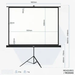 Pantalla Proyección iggual PSITS176 84