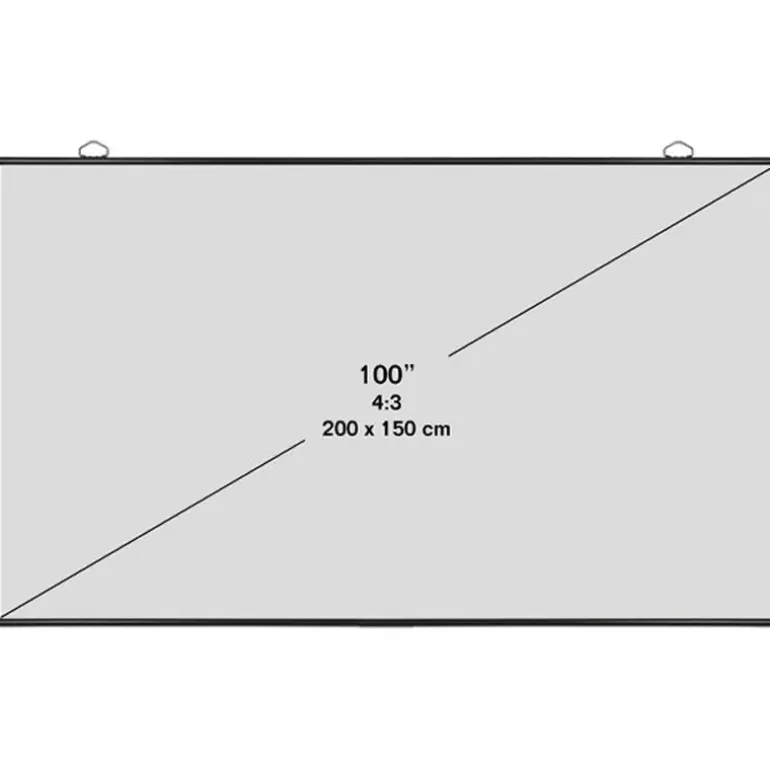 Pantalla Proyección iggual PEM100c Enrollable Manual 100"