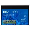 Pantalla Proyección iggual PSIMS234 Manual 106" 234x131cm