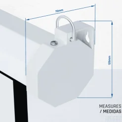 Pantalla Proyección Iggual Mural 180x180 - Pantalla de proyección