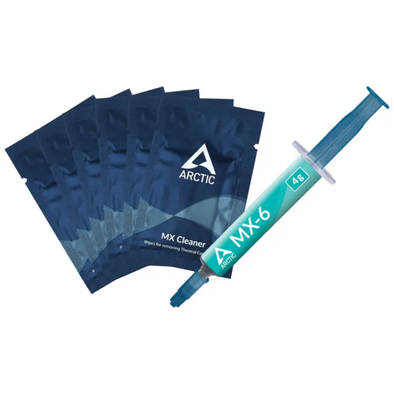 Pasta Térmica Arctic MX-6 4gr + 6 MX Cleaner