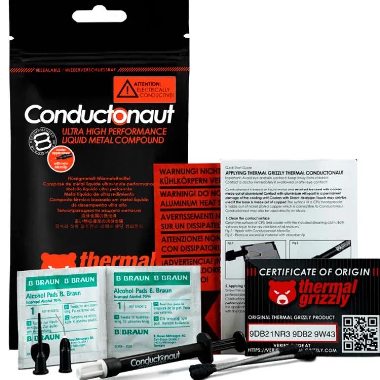 Pasta Térmica Thermal Grizzly Conductonaut Extreme 5g