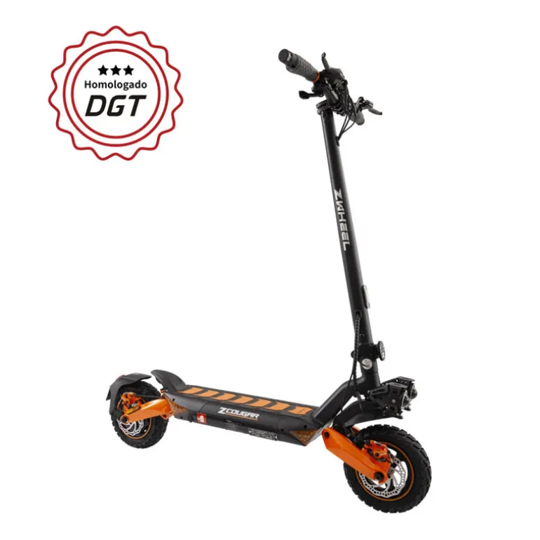 Patinete Eléctrico Zwheel ZCougar Plus Homologado DGT Negro